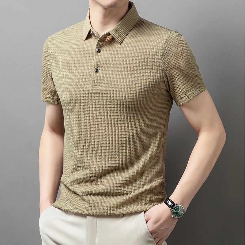 Men's Casual Short-Sleeved Polo Shirt