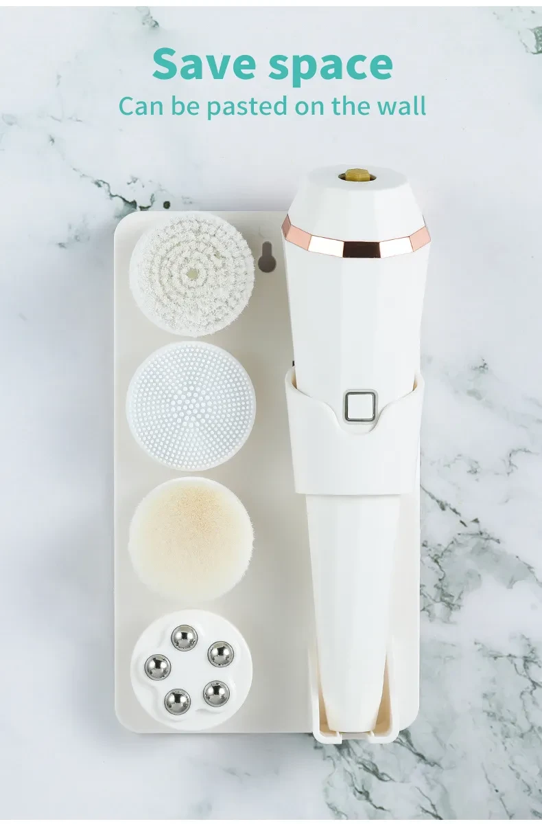 Rechargeable Electric Facial Cleansing Brush Soft Skin