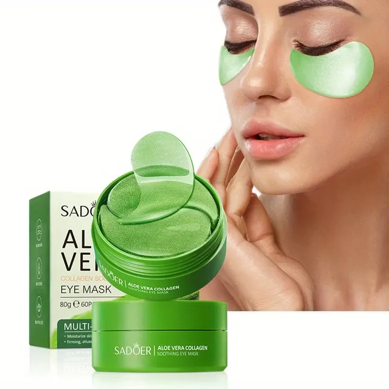 Sixty Aloe Vera Collagen Crystal Eye Mask