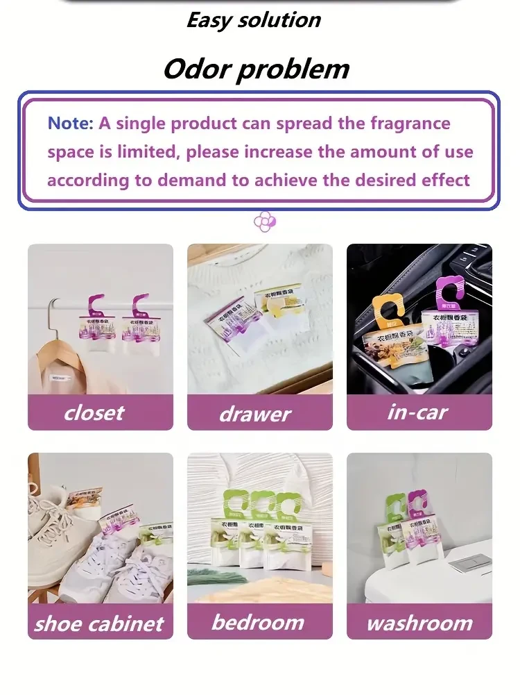 Wardrobe Incense Bag, Odor Removal