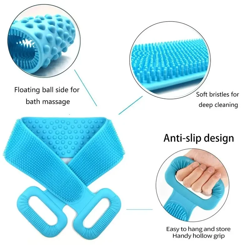 Silicone Body Scrubber Bath Brush