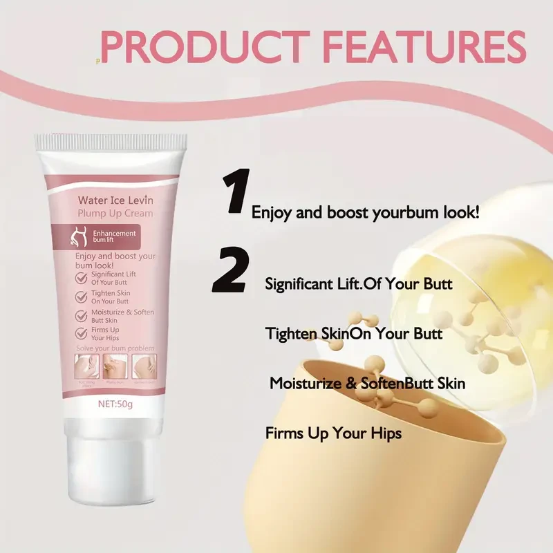 Miracle Butt Lift Cream - Firming & Hydrating Sculpting Formula (50g)