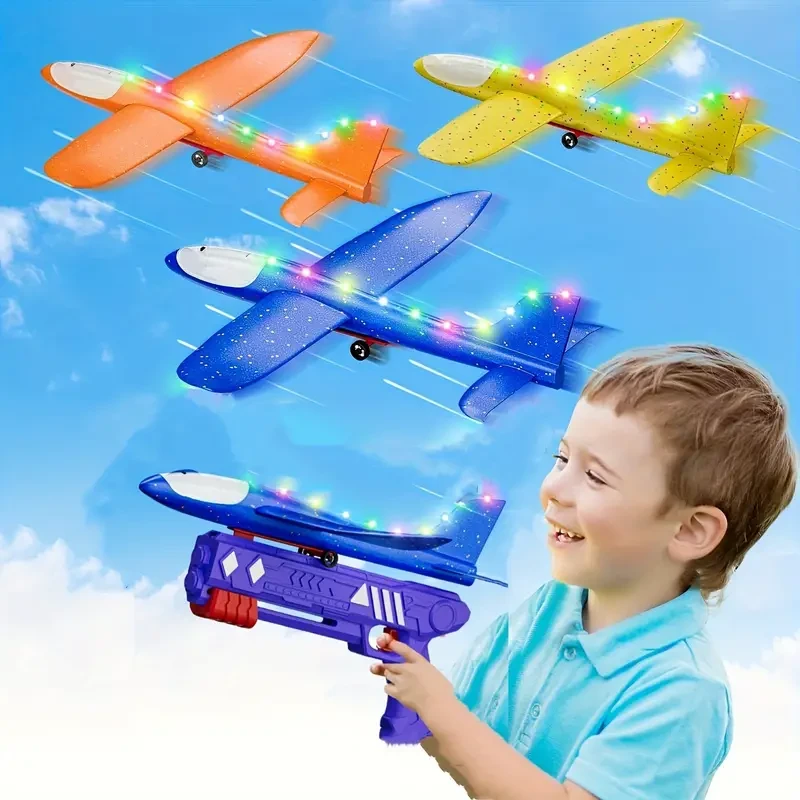 4pcs Airplane Toys With Launcher - Kids Toys