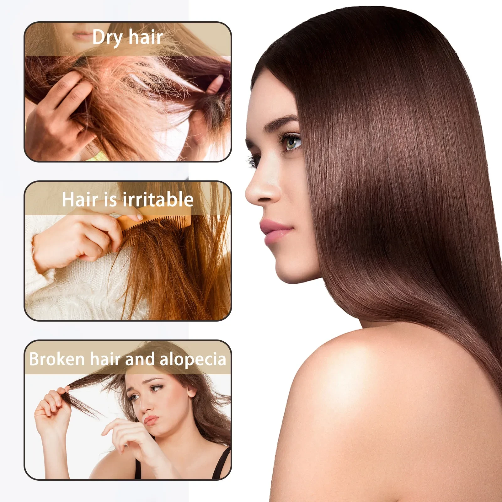 Non-steamed Silky Hot Dyeing Nourishing And Hydrating Keratin