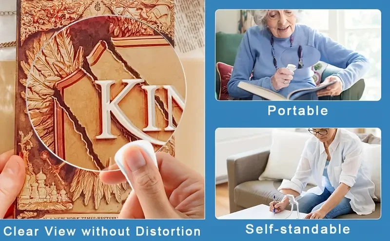 5X Magnifying Glass With 13.0cm Diameter