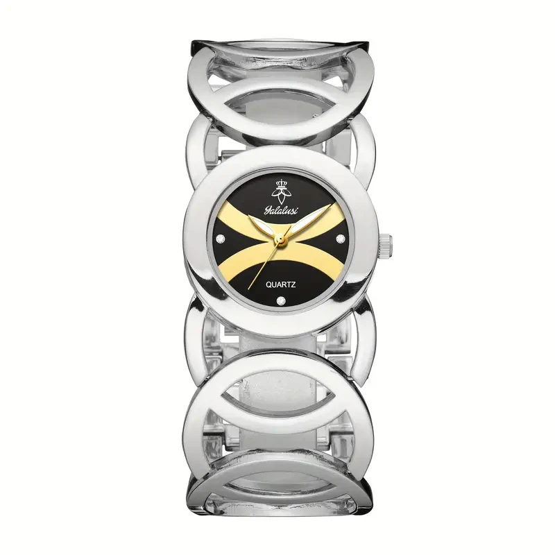 YaLaLuSi Luxury Golden-Tone Quartz Women's Watch