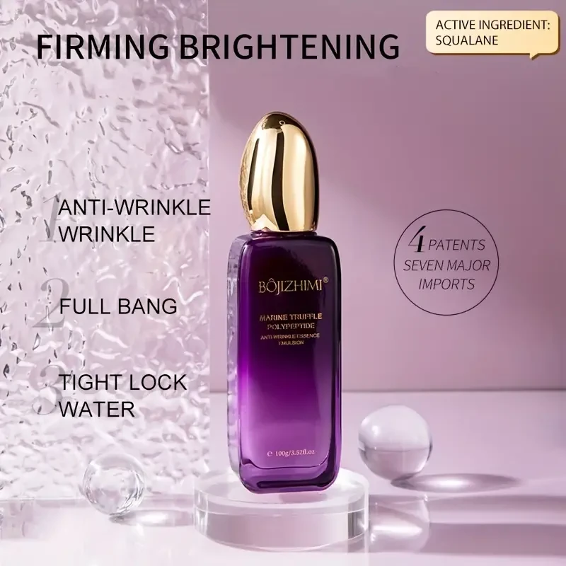 BOJIZHIMI Marine Truffle Peptide Essence Lotion - Hydrating & Firming, Alcohol-Free for All Skin Types, Sensitive Skin Friendly
