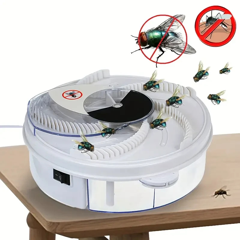 Fly Trap Electric Device - USB-Powered Insect Killer with Trapping Food