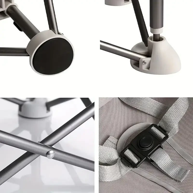 Children's Folding Dining Chair - Portable with Detachable Plate for Easy Feeding