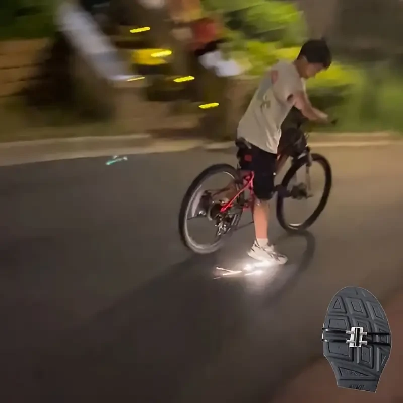 High-Index Plastic Bike Wheel Spark Sliders - For Cycling, Skateboarding & Motorcycling