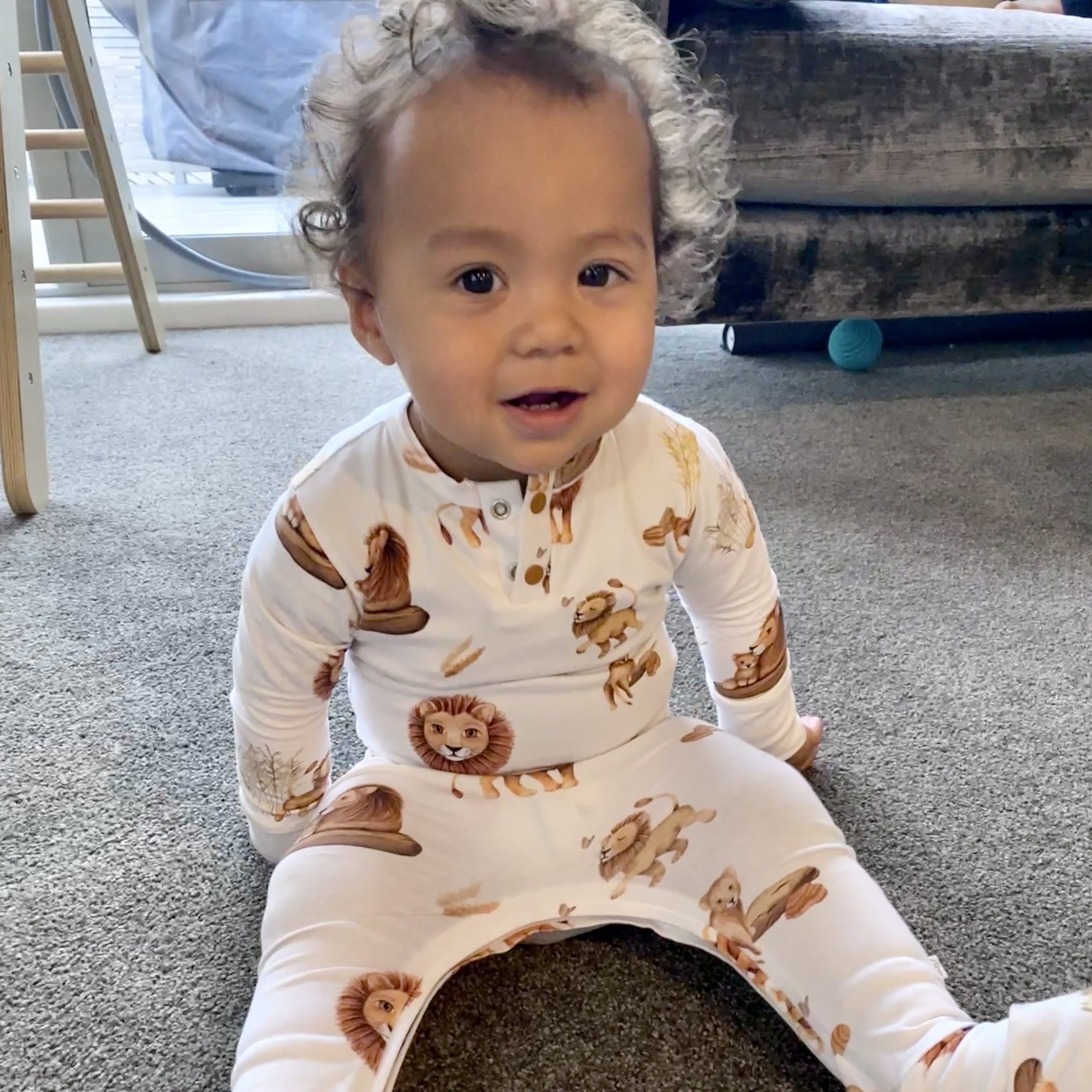 Snuggle Hunny Growsuit | Lion | 0-3m