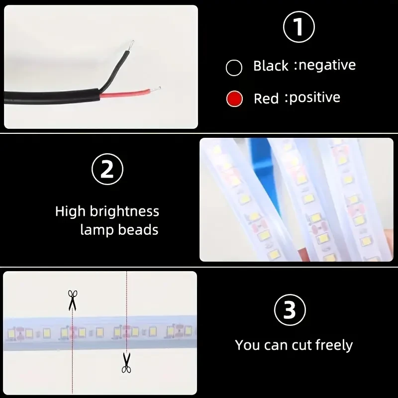 LED Light Strips for Trucks - Hood Grille Ambient Lights with Scanning Function