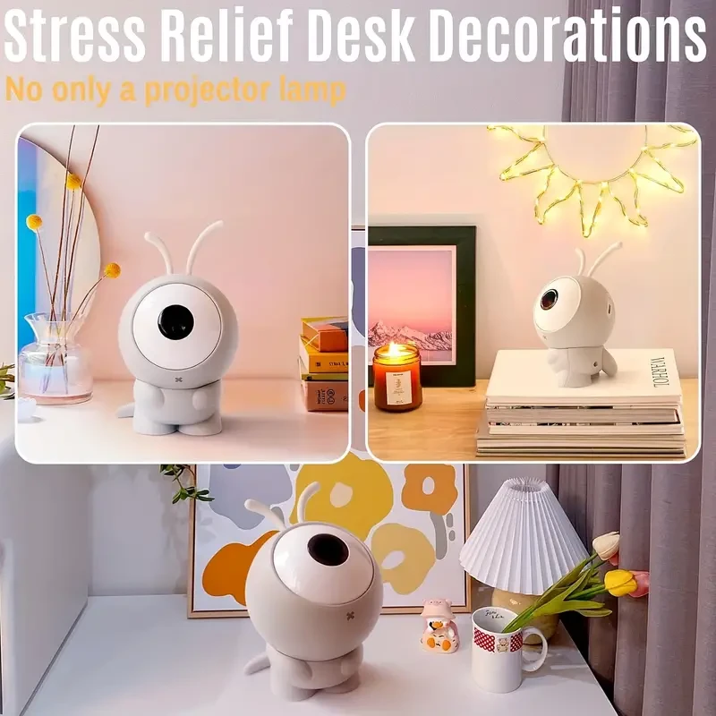 Enchanting Monster Galaxy Projector Lamp - 360 Rotating Astral Display