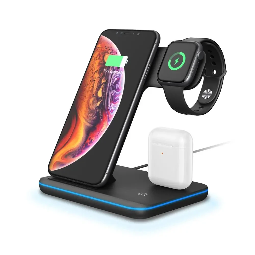 Wireless Charger Mobile Phone Watch Earphone