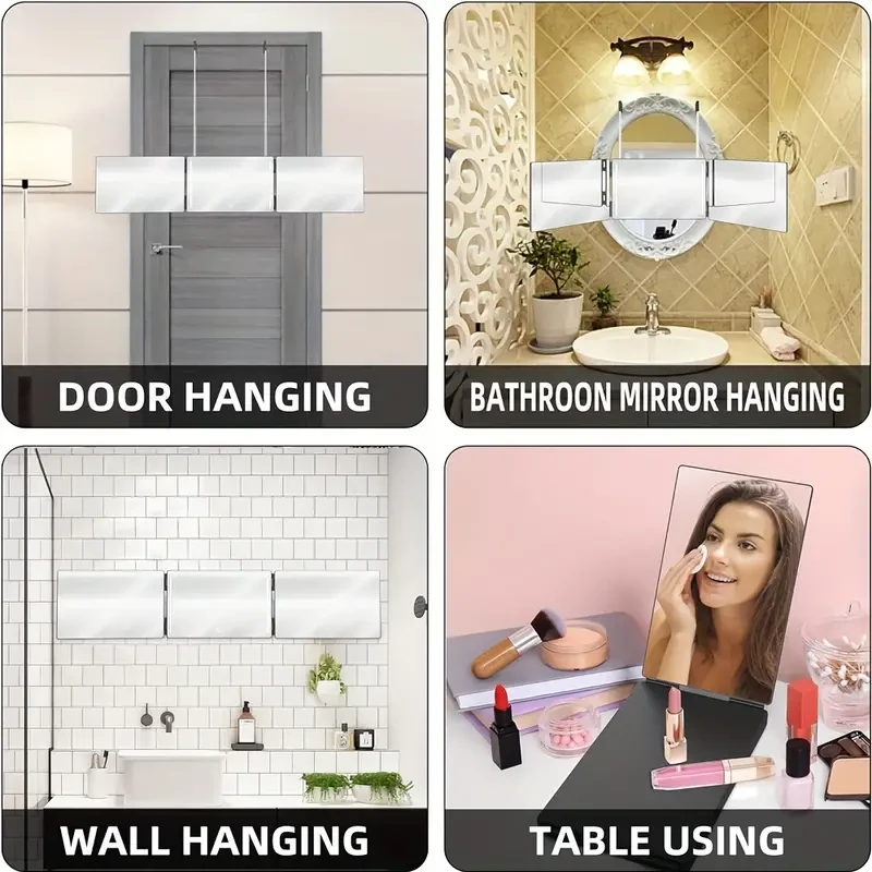3 Way Mirror For Hair Cutting