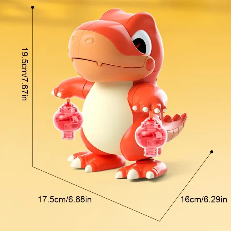 nteractive Singing and Dancing Dinosaur Toy with Colorful Lights - Musical Toy Suitable for 3 to 6-Year-Old Children - Great Gift for Halloween, Thanksgiving, and Christmas (AAA Batteries Not Included)