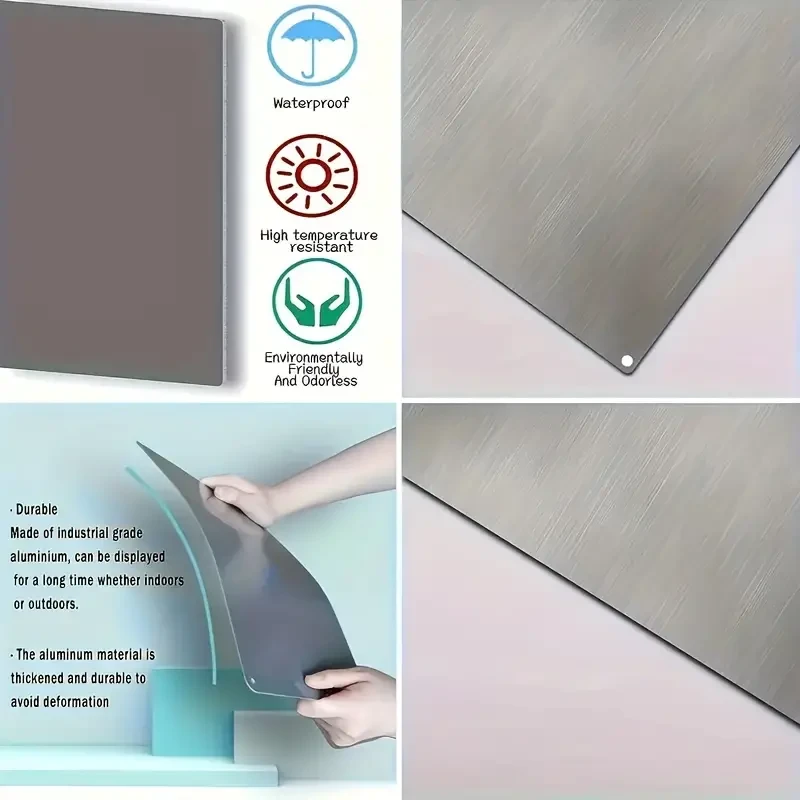 Contemporary German Shepherd Decorative Metal Aluminum Sign