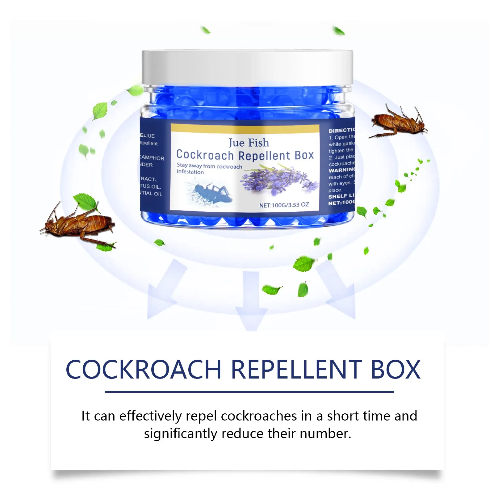 Cockroach Repellent Box Decoy Gel Plant Extract
