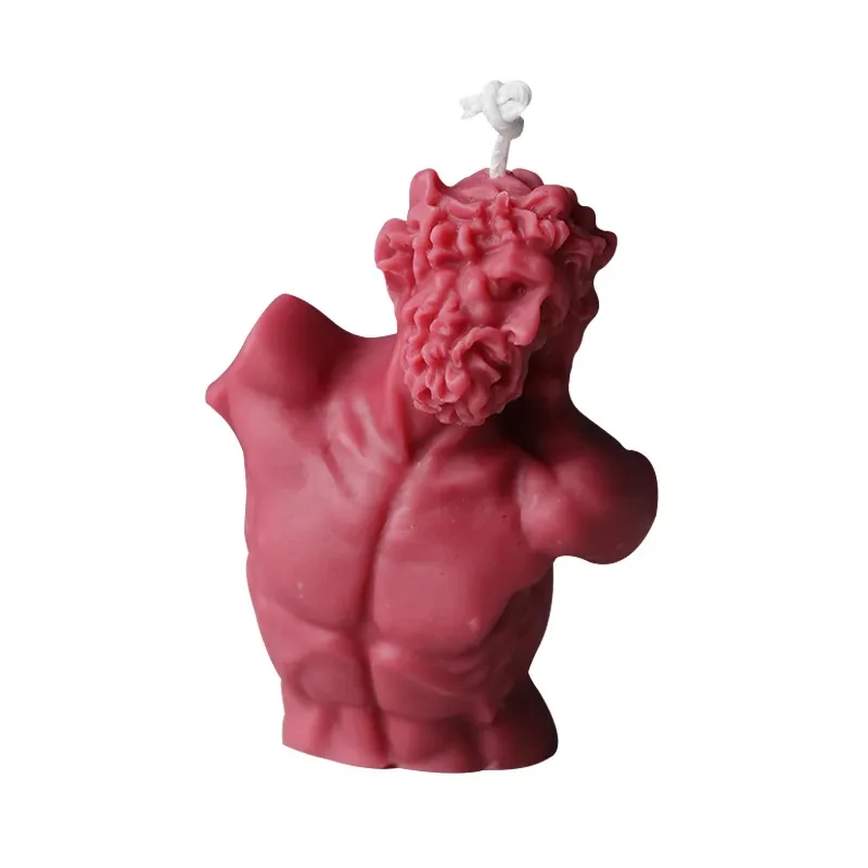 Laocoon bust candle mold