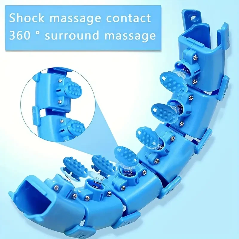 Detachable 24-Section Fitness Hoop with Solid Ball