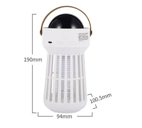 2 In 1 Electric Mosquito Killer Lamp Star Ceiling Projection Kill Mosquitoes For Outdoor And Indoor