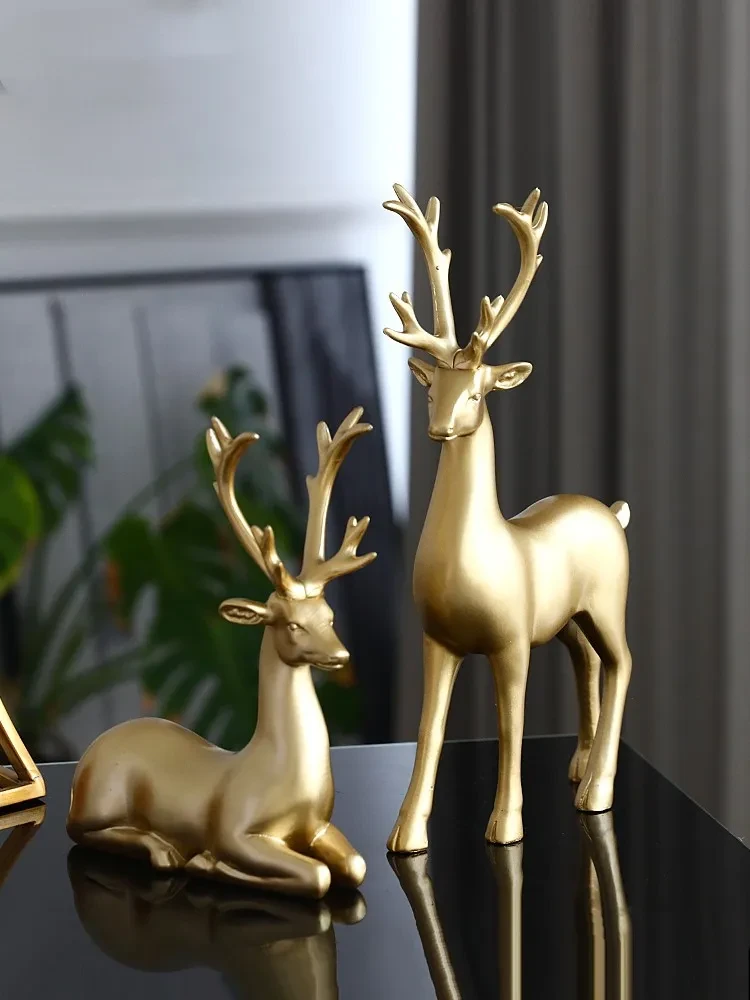 Lucky Deer Decoration Nordic Light Luxury Living Room