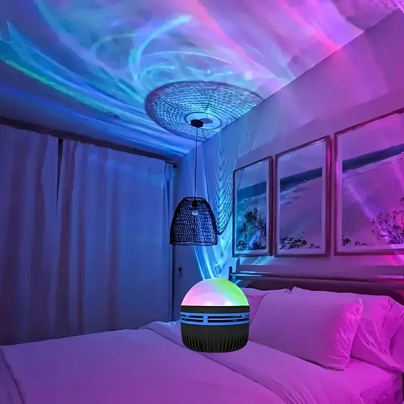 USB Powered Aurora Projector Lamp  Northern Lights Landscape Effect