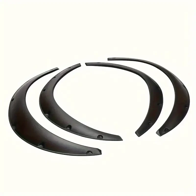 4pcs Car Wheel Arch Covers  Polished Polyurethane Rear Extensions