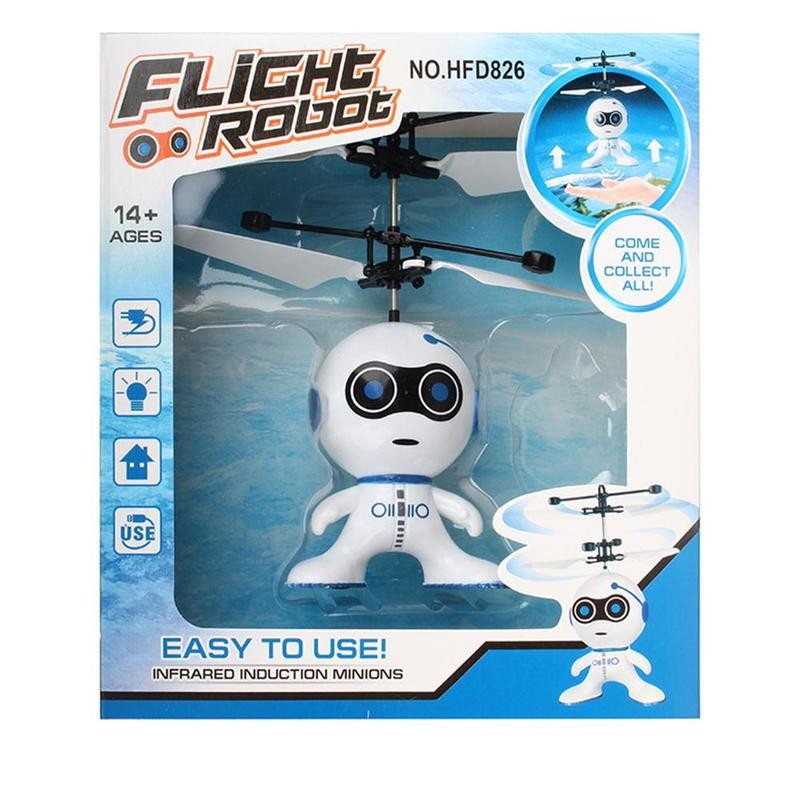Gesture Sensing Aircraft Luminous Floating Toy