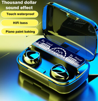 TWS Wireless Earbuds Bluetooth 5.0 Waterproof