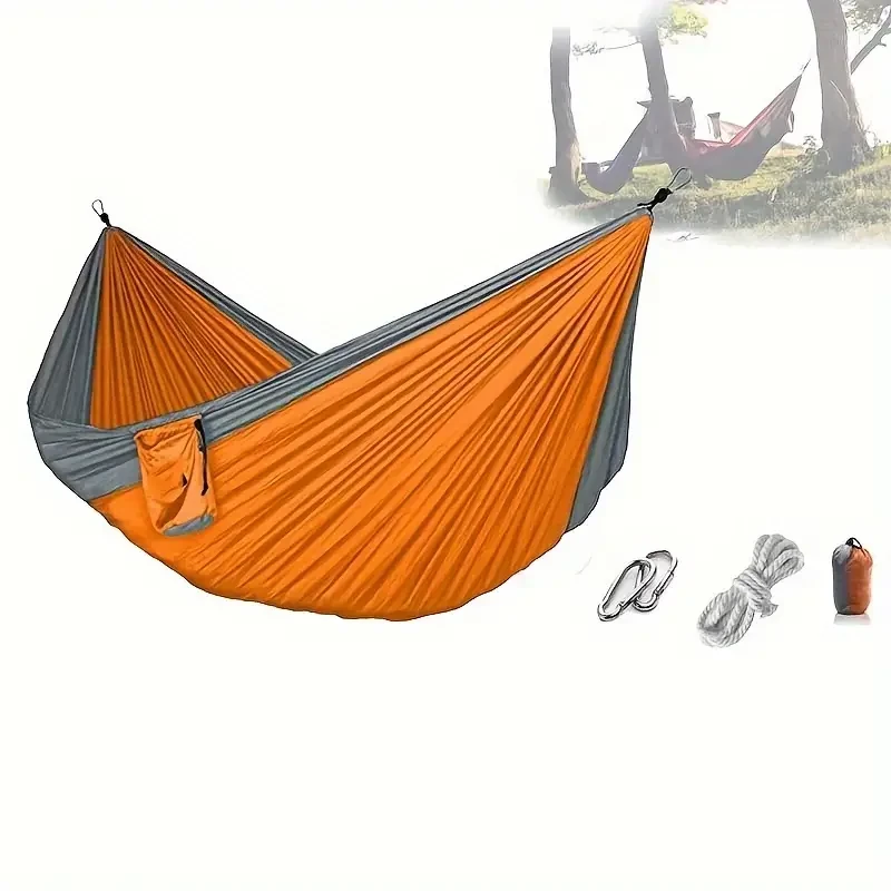 Double Camping Hammock  2-Person Parachute Nylon Swing
