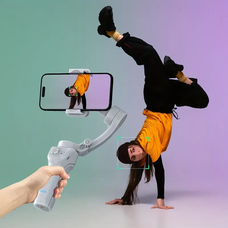 ProPlus 3-Axis Smartphone Gimbal  Foldable & Vlog Ready