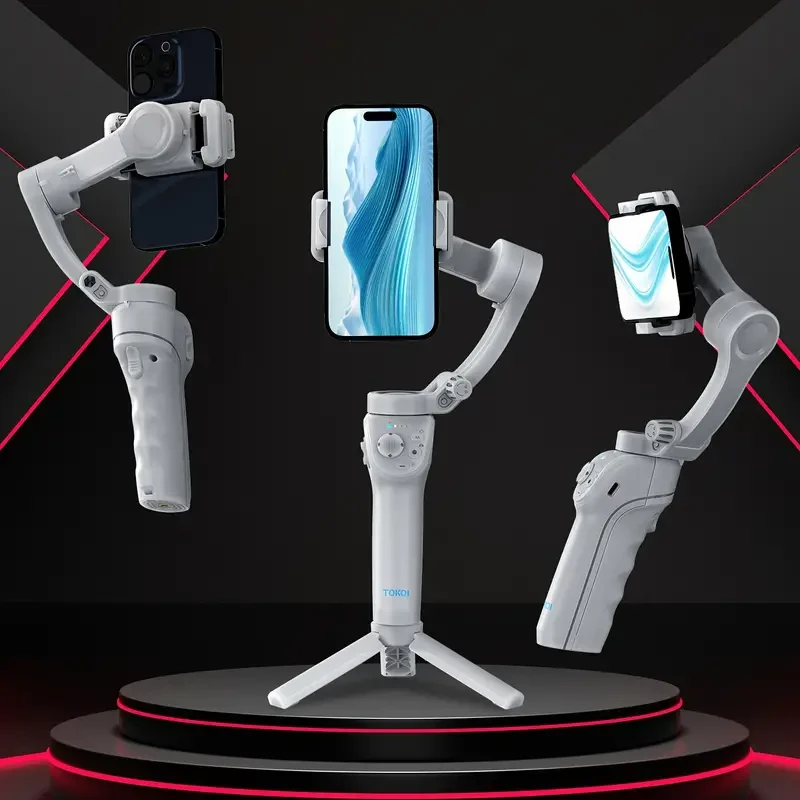 ProPlus 3-Axis Smartphone Gimbal  Foldable & Vlog Ready