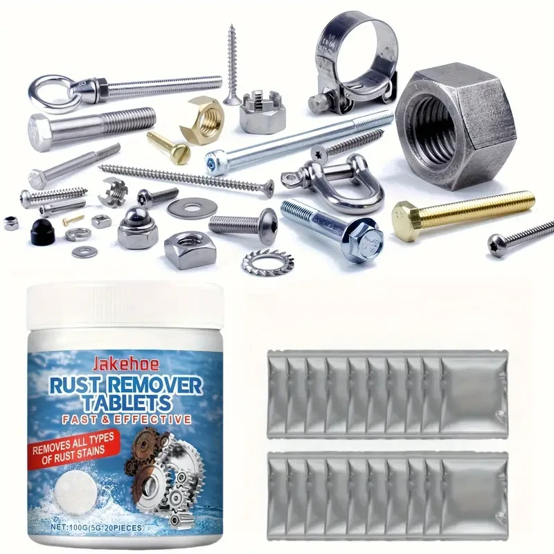 Jakehoe Multi-Purpose Rust Remover Tablets  Stain & Shine Restorer