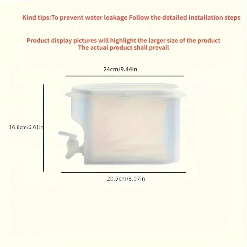 3.5L Refrigerator Beverage Dispenser  BPA-Free with Spigot