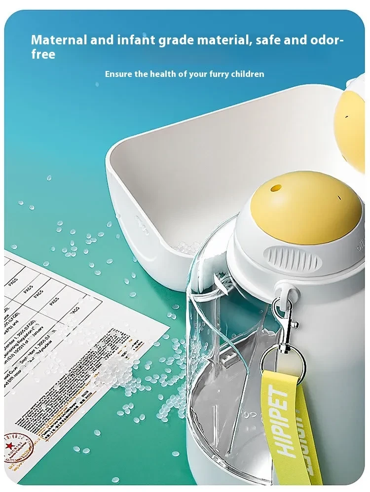 2 In 1 Dog Large Capacity Pets Outdoor Drinking Pot