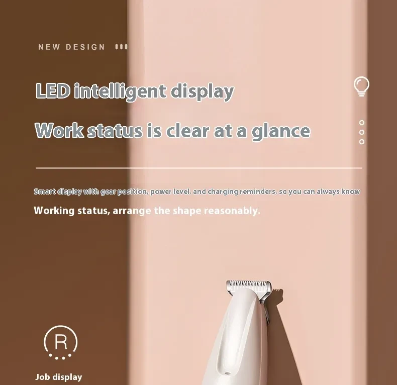 Pets Paw Trimmer With LED Light Waterproof