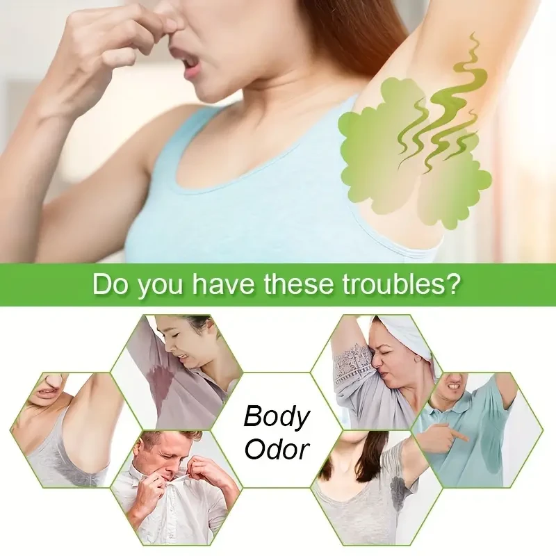 3Pcs Long-Lasting Body Armpit Deodorant  Soothing & Refreshing