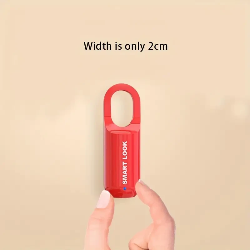 MINI Fingerprint Padlock  USB Rechargeable & Long Standby