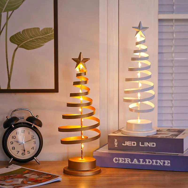LED Christmas Tree Spiral Light Table