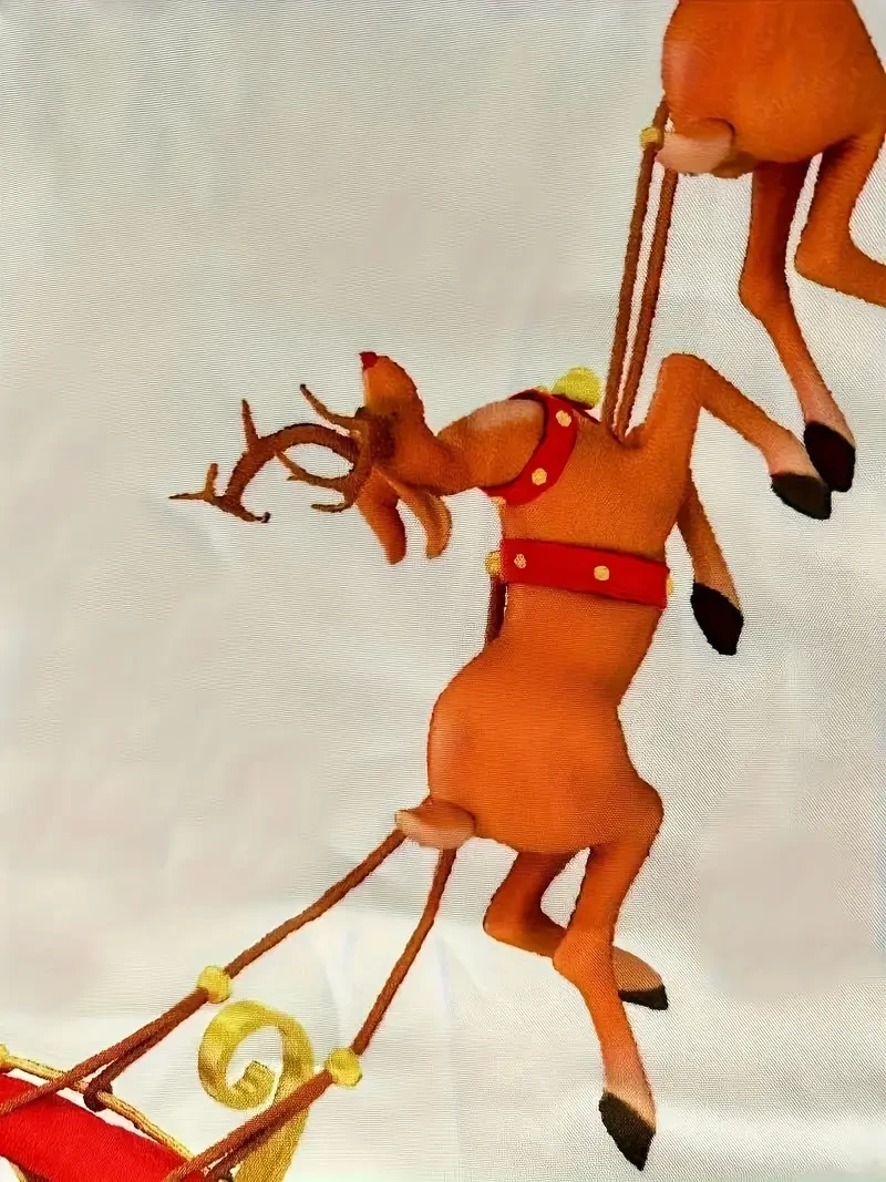 Men's Christmas Themed Reindeer Color Blocking Print Short Sleeve Shirt For Summer, Casual Comfy Shirt As Gift, Outdoor Cloth