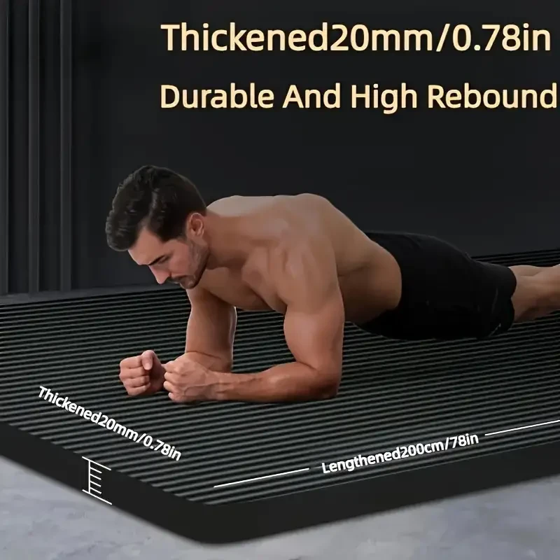 SY Premium Non-Slip Thickened NBR Fitness & Yoga Mat for Men