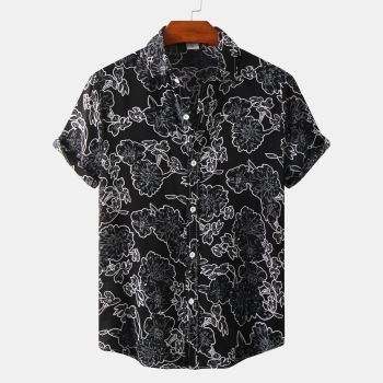 Men's Fashion Casual Printed Shirt