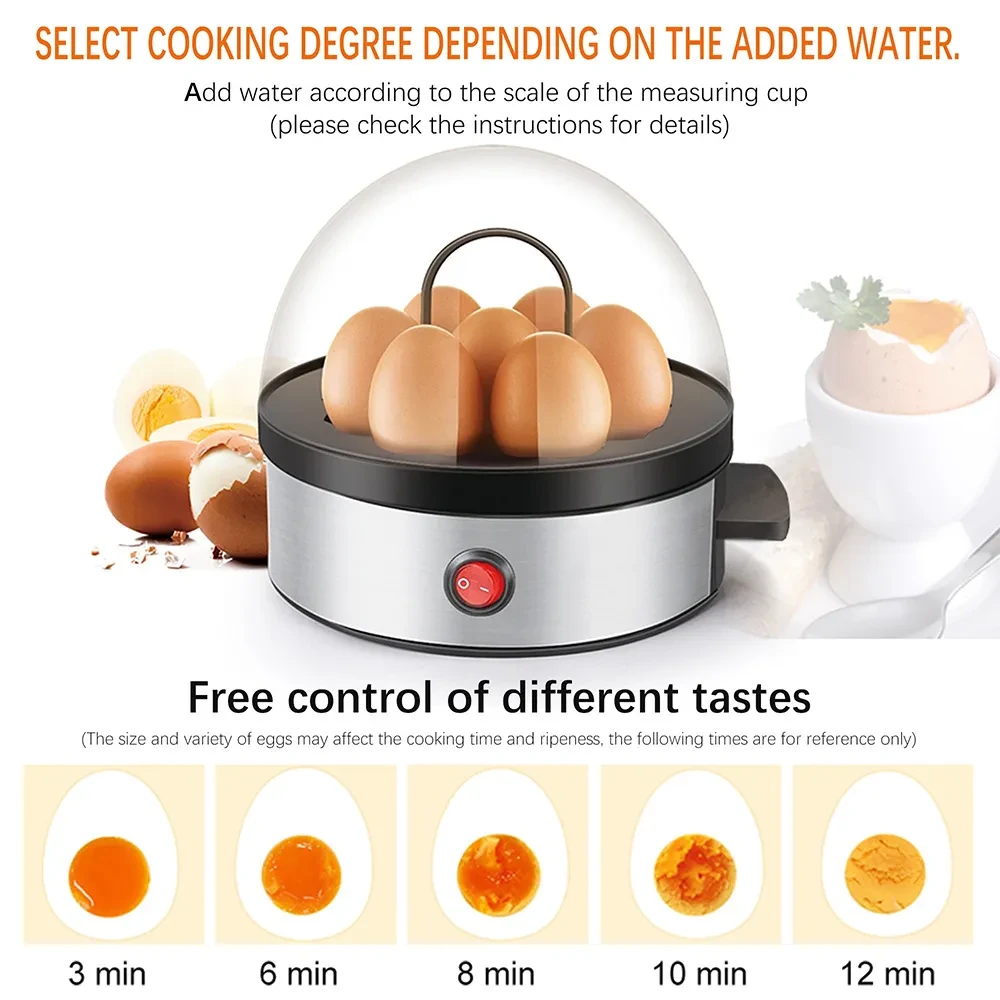 Multifunctional Egg Cooker Mini Steamer