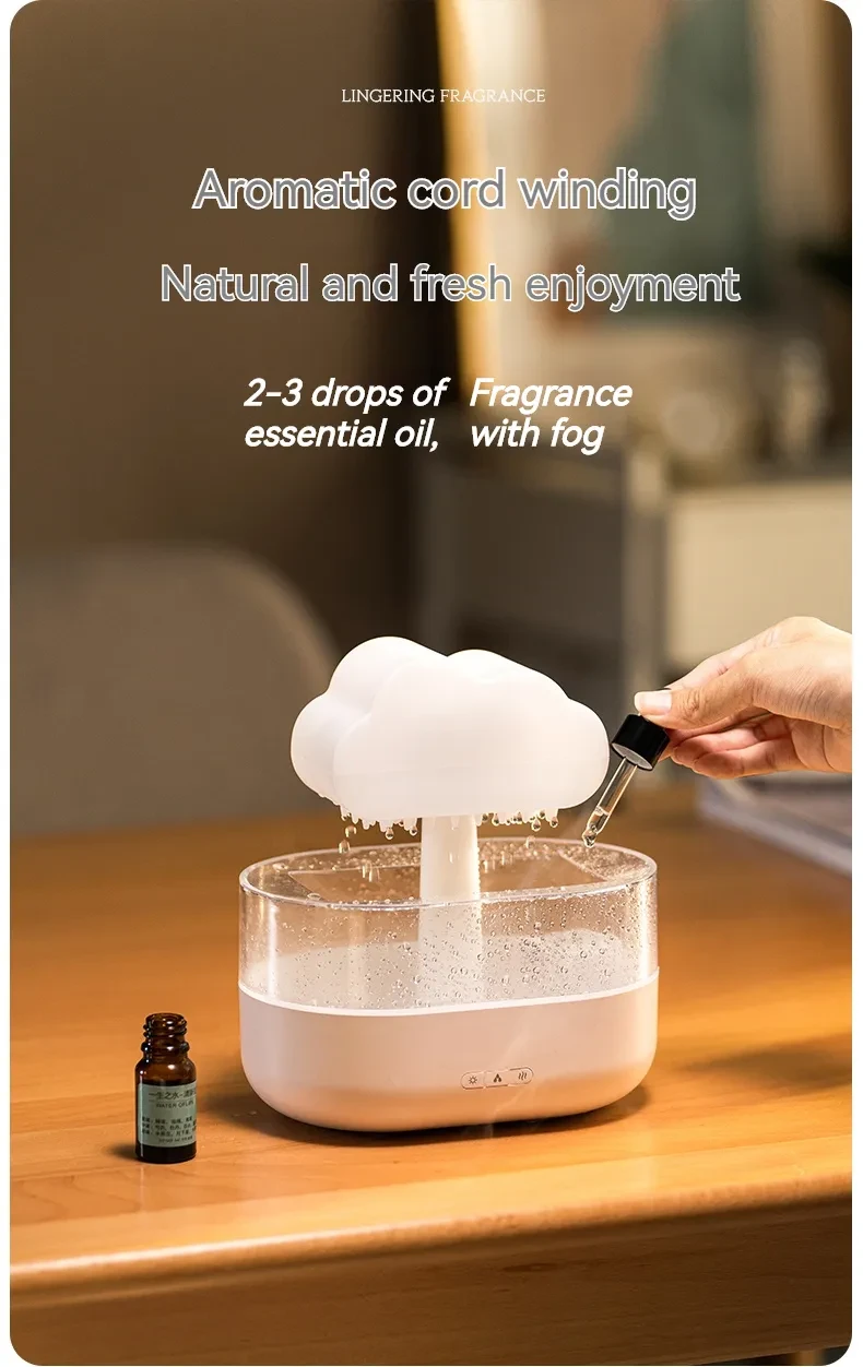 Aesthetic 200ML Rain Cloud Humidifier Water Drip