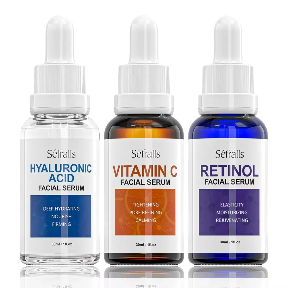 Sefralls Facial Serum Hyaluronic Acid Retinol Vitamin C