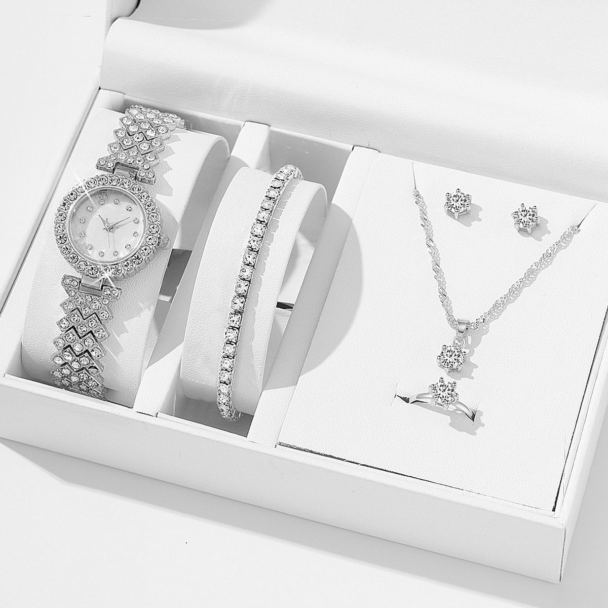 Glamour Radiance Luxury Quartz Watch Set
