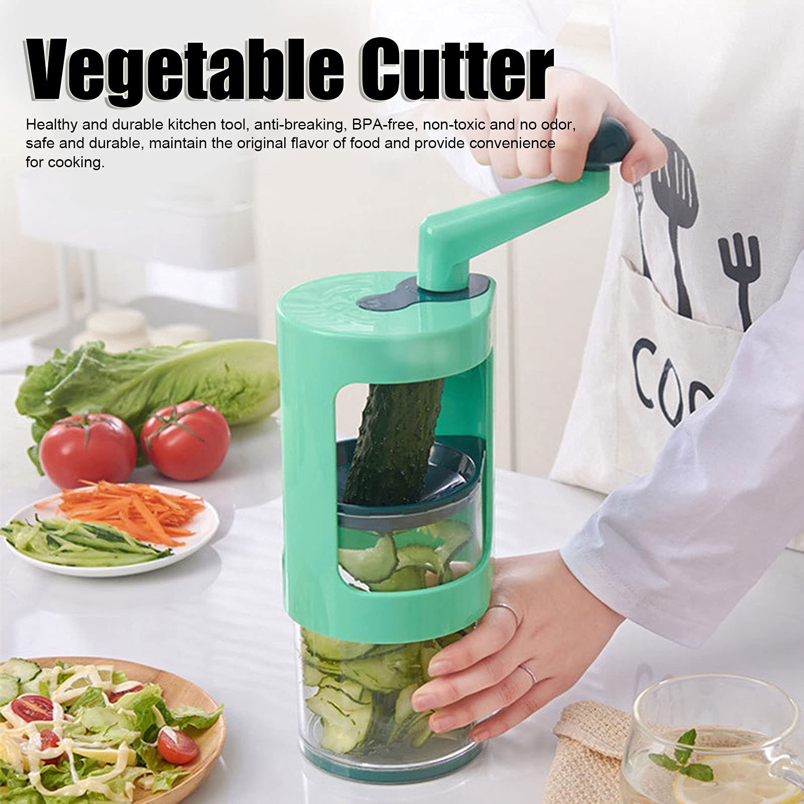 Versatile Radish and Cucumber Shredder