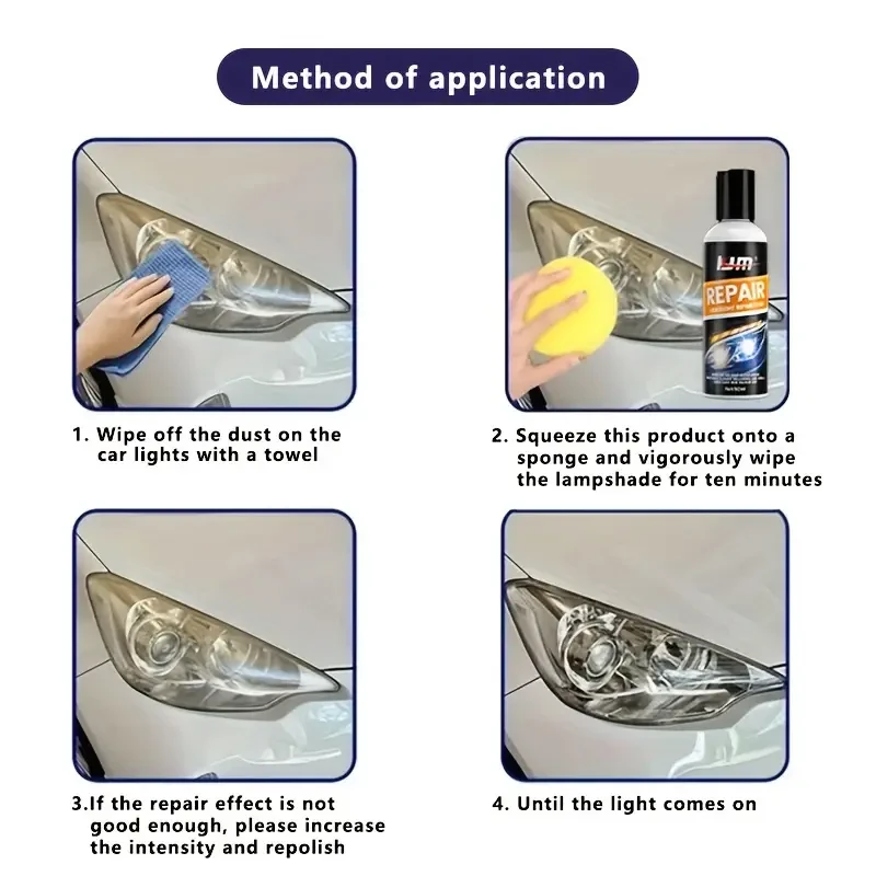1pc Car Headlight Repair Cream - Anti-Oxidation, Scratch Removal, Brightening & Nourishing, Other Material, for Vehicle Maintenance, Suitable for All Car Models, Ideal for Drivers