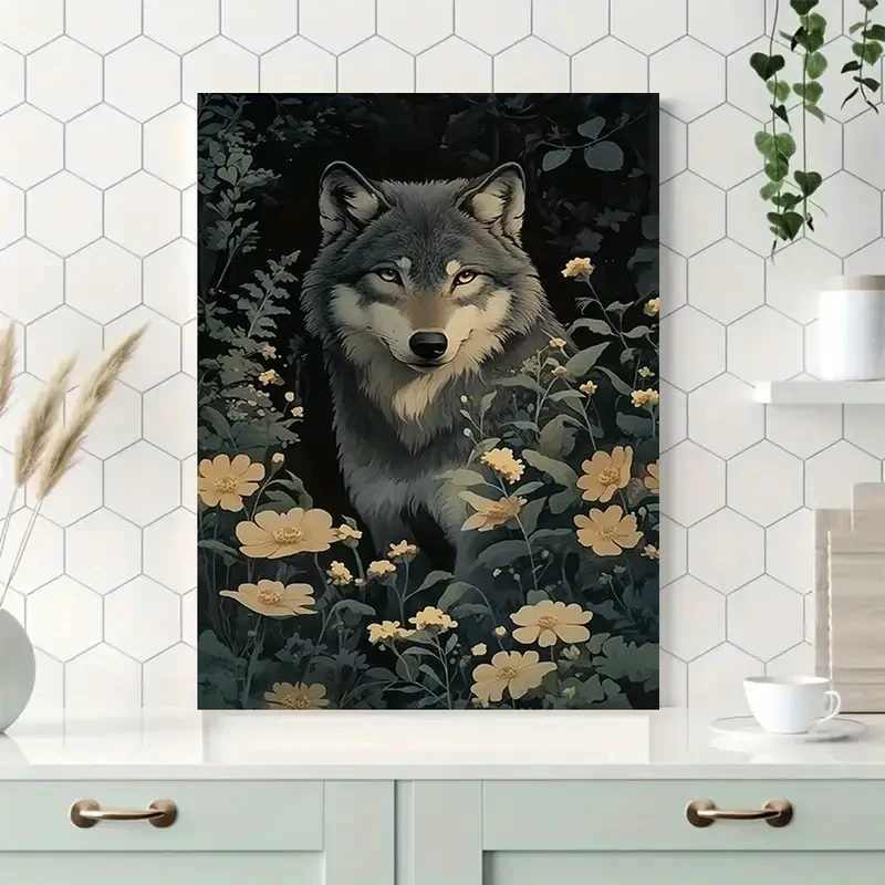 Wolf in the Wild Canvas Print